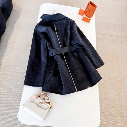 HERMES 25S MID-LENGTH KNIT COAT 266