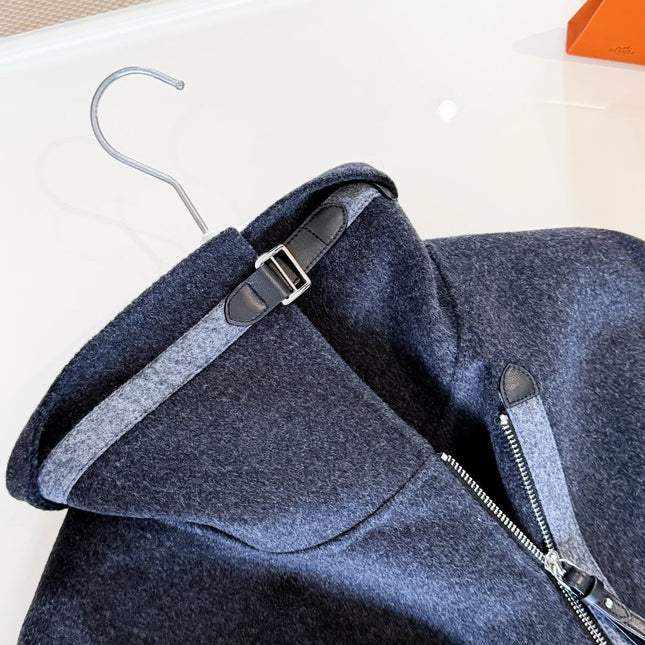 HERMES 25S MID-LENGTH KNIT COAT 266