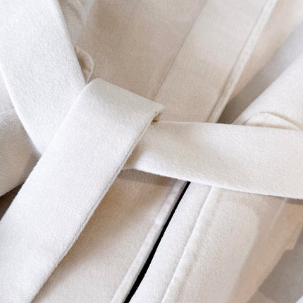 HERMES 25S BELTED CASHMERE PEACOAT 268