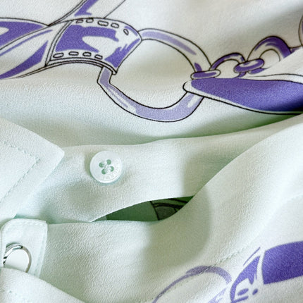 HERMES 25S LONG SILK DRESS 259