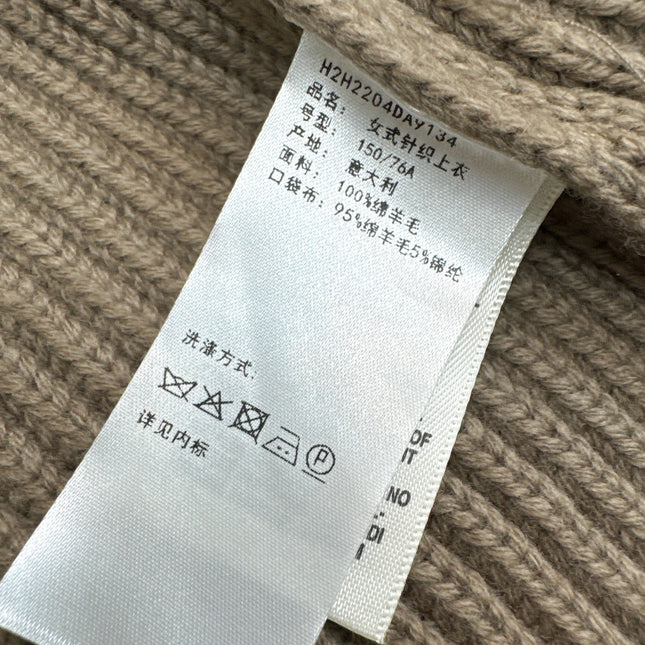 HERMES 25S KNITTED CARDIGAN 068