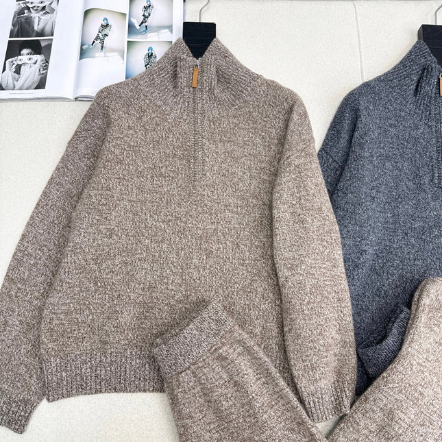 HERMES 25S STRAIGHT-CUT WOOL SUIT 010