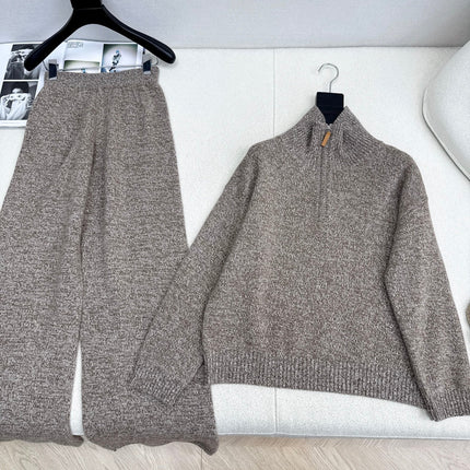 HERMES 25S STRAIGHT-CUT WOOL SUIT 010