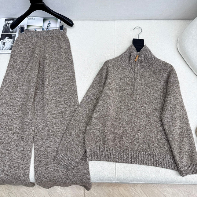 HERMES 25S STRAIGHT-CUT WOOL SUIT 010