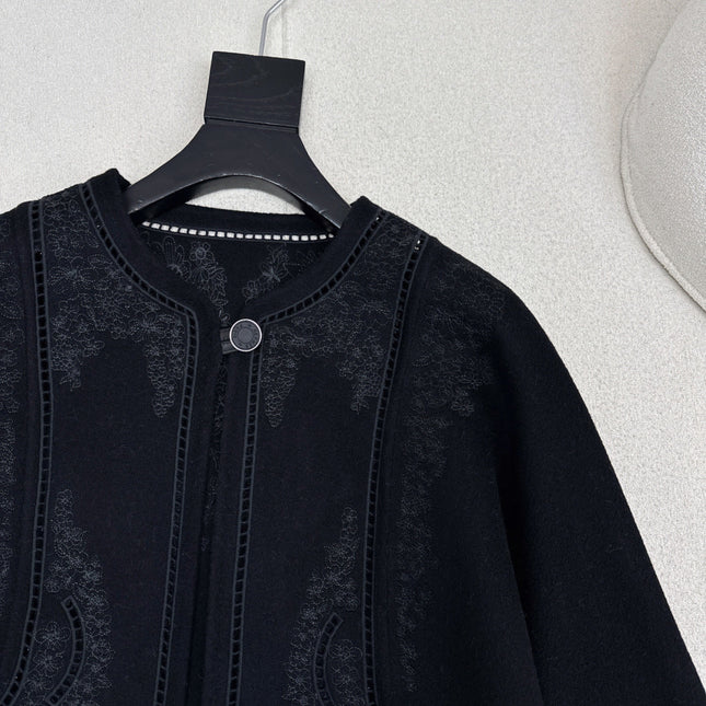 HERMES 25S SHORT CASHMERE COAT 193