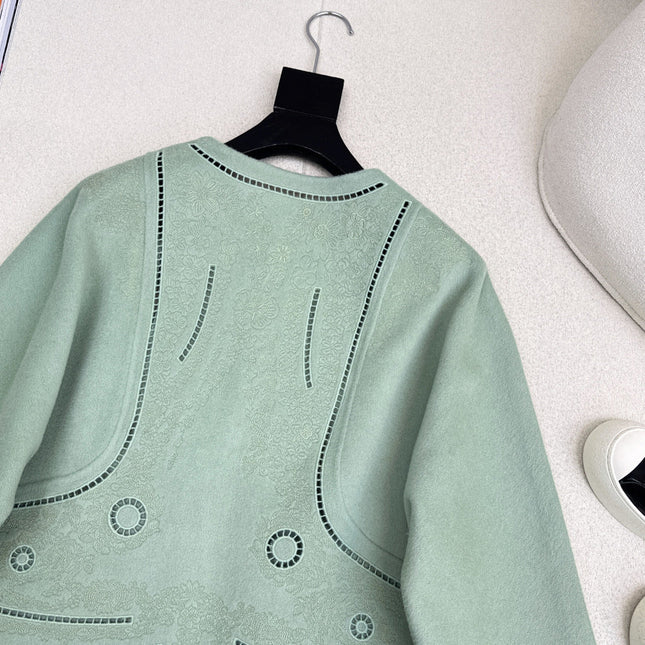 HERMES 25S SHORT CASHMERE COAT 192