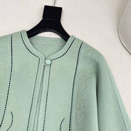 HERMES 25S SHORT CASHMERE COAT 192