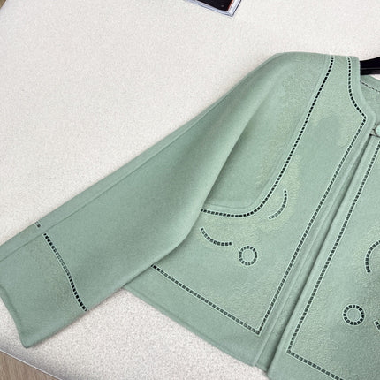 HERMES 25S SHORT CASHMERE COAT 192