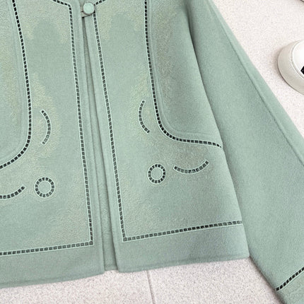 HERMES 25S SHORT CASHMERE COAT 192