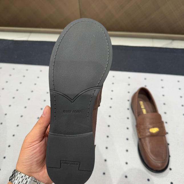 PENNY LOAFERS WITH GOLD COIN IN ALOEWOOD CALFSKIN