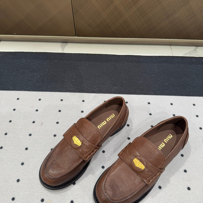 PENNY LOAFERS WITH GOLD COIN IN ALOEWOOD CALFSKIN