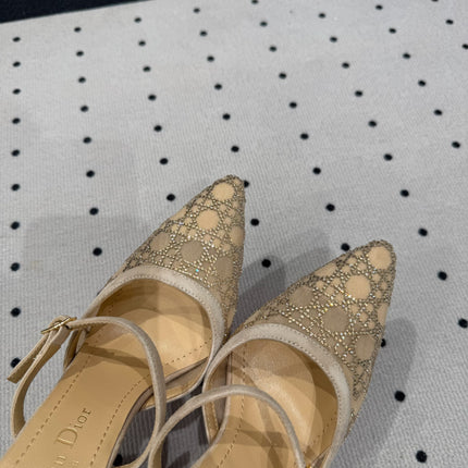 HIGH HEELS MULE IN CAMEL BEIGE LAMB SUEDE 10 CM