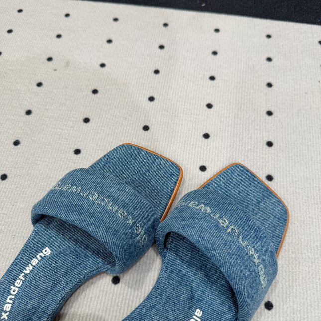 VY POOL SANDAL IN CERULEAN BLUE DENIM