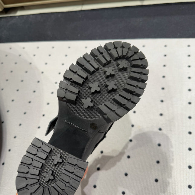 CARTER HIGH-HEEL LOAFER 85MM IN BLACK CALFSKIN