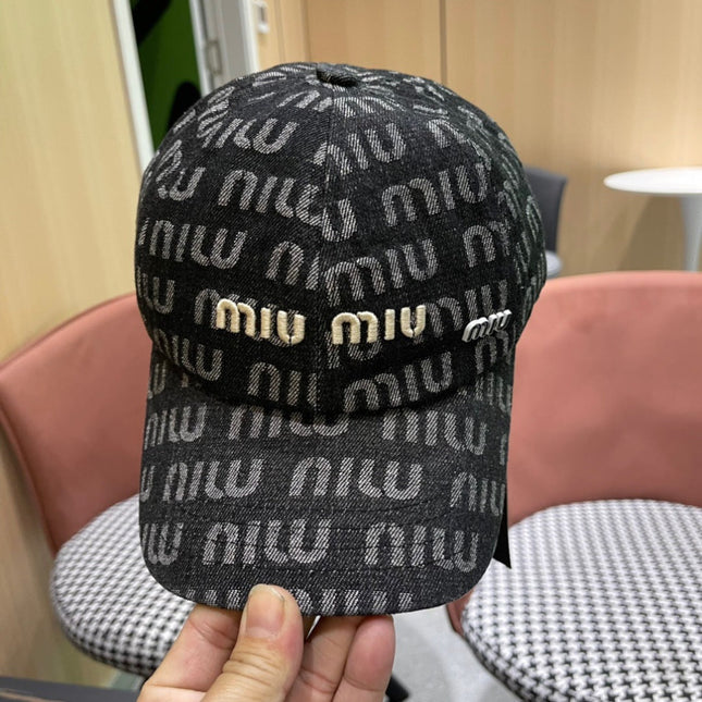 MM BASEBALL CAP IN DARK SLATE GRAY DENIM