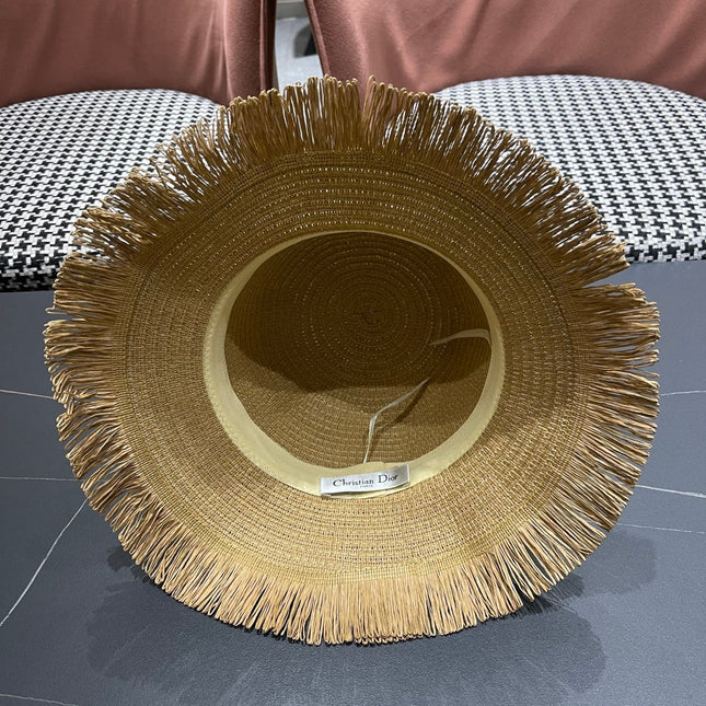 BUCKET HAT IN BEIGE RAFFIA 653605