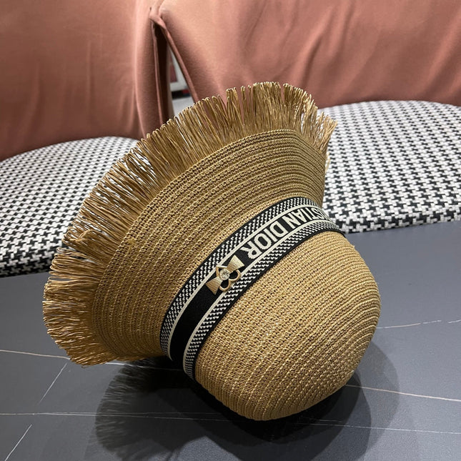 BUCKET HAT IN BEIGE RAFFIA 653605