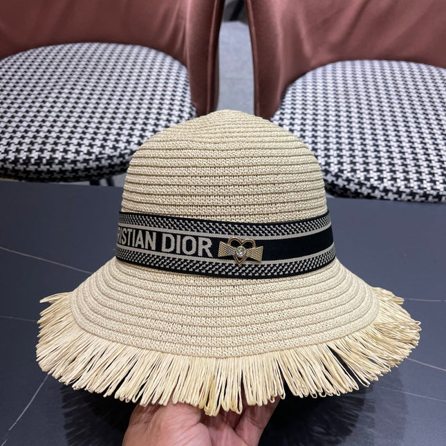 BUCKET HAT IN BEIGE RAFFIA 653607