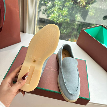 LP LOAFERS 25S IN DUSTY GREEN GRAY CASHMERE