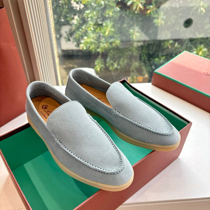LP LOAFERS 25S IN DUSTY GREEN GRAY CASHMERE