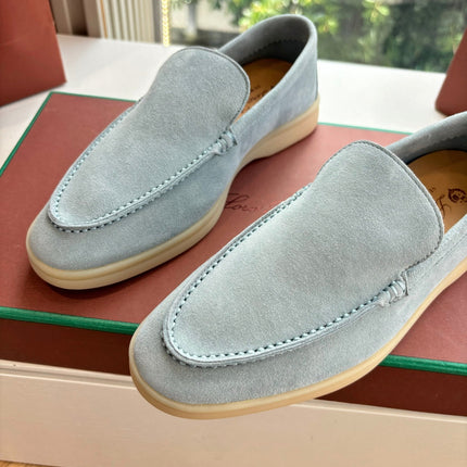 LP LOAFERS 25S IN DUSTY GREEN GRAY CASHMERE