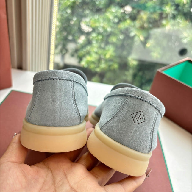 LP LOAFERS 25S IN DUSTY GREEN GRAY CASHMERE