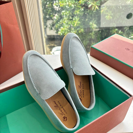 LP LOAFERS 25S IN DUSTY GREEN GRAY CASHMERE