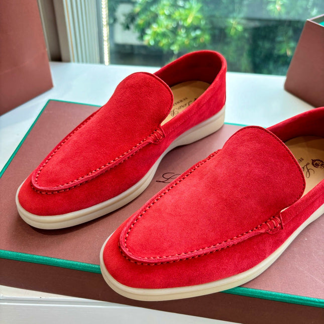 LP LOAFERS 25S IN RED CASHMERE