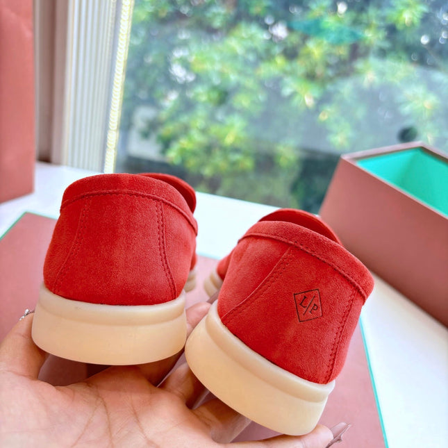 LP LOAFERS 25S IN RED CASHMERE