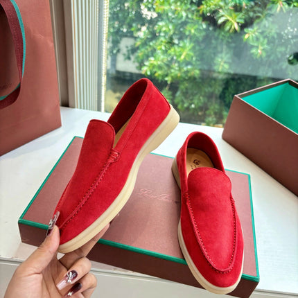 LP LOAFERS 25S IN RED CASHMERE