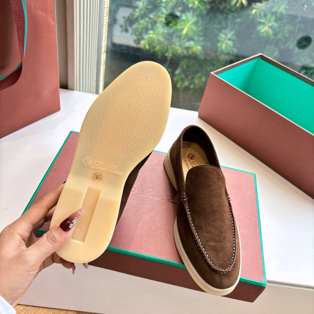 LP LOAFERS 25S IN BROWN CASHMERE