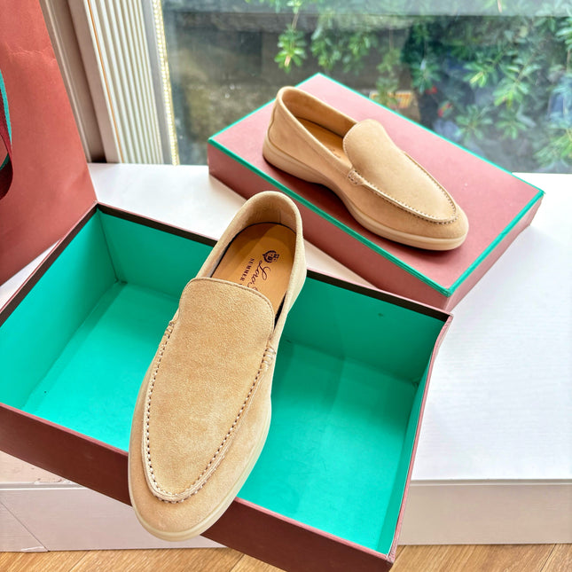 LP LOAFERS 25S IN WARM BEIGE CASHMERE