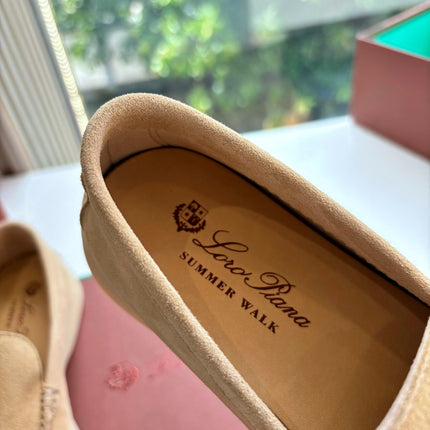 LP LOAFERS 25S IN WARM BEIGE CASHMERE