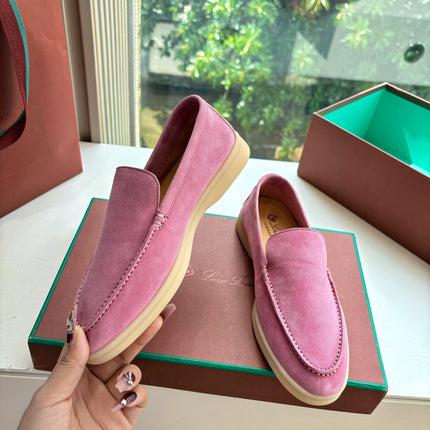 LP LOAFERS 25S IN PINK CASHMERE