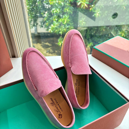 LP LOAFERS 25S IN PINK CASHMERE