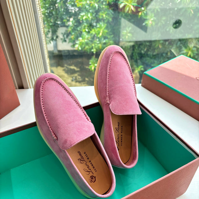 LP LOAFERS 25S IN PINK CASHMERE