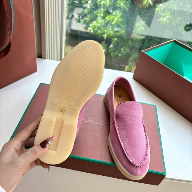 LP LOAFERS 25S IN PINK CASHMERE