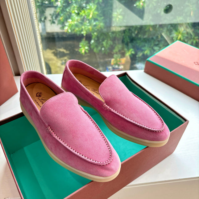 LP LOAFERS 25S IN PINK CASHMERE