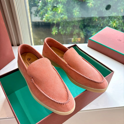 LP LOAFERS 25S IN PEACH PINK CASHMERE