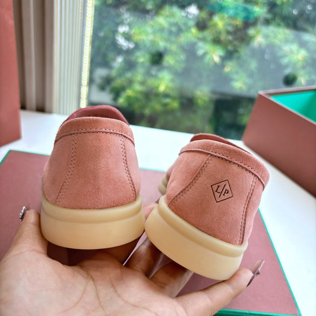 LP LOAFERS 25S IN PEACH PINK CASHMERE