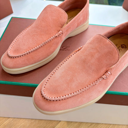 LP LOAFERS 25S IN PEACH PINK CASHMERE