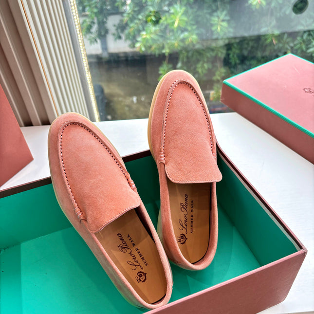 LP LOAFERS 25S IN PEACH PINK CASHMERE