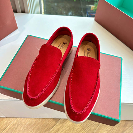 LP LOAFERS 25S IN DARK RED CASHMERE