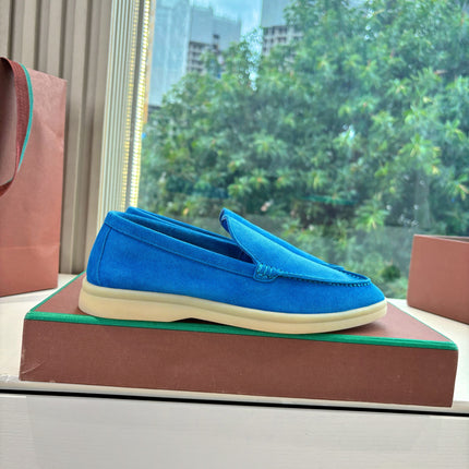 LP LOAFERS 25S IN BLUE CASHMERE
