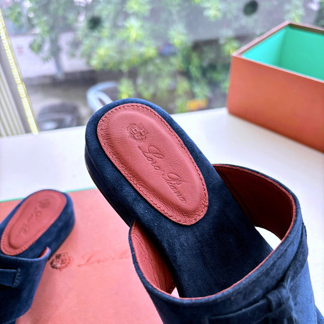 LP THONG SANDALS 25S IN MIDNIGHT BLUE SUEDE