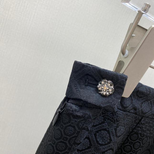 CHANEL 25S STRAIGHT WIDE-LEG PANTS STYLE 155