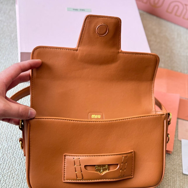 PENNY SMALL BAG 25 IN BROWN CALFSKIN