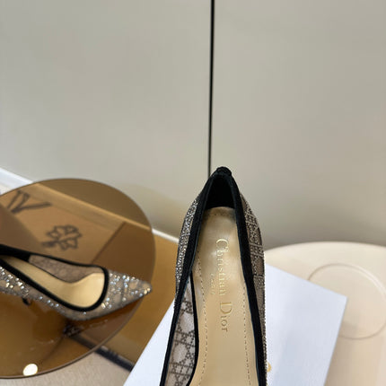 HIGH HEELS PUMP IN BLACK LAMB SUEDE 10 CM
