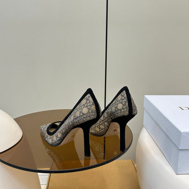 HIGH HEELS PUMP IN BLACK LAMB SUEDE 10 CM