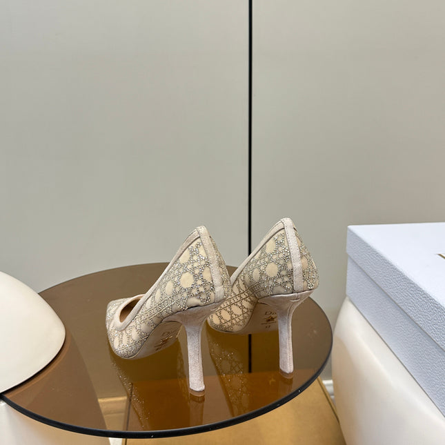 HIGH HEELS PUMP IN CAMEL BEIGE LAMB SUEDE 10 CM